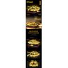 ZHEGAO GZ2008 2008 PHIÊN BẢN VÀNG TỐI THƯỢNG CỦA XE TĂNG 99A bộ đồ chơi xếp lắp ráp ghép mô hình Military Army Quân Sự Bộ Đội 1157 khối