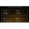ZHEGAO GZ2008 2008 PHIÊN BẢN VÀNG TỐI THƯỢNG CỦA XE TĂNG 99A bộ đồ chơi xếp lắp ráp ghép mô hình Military Army Quân Sự Bộ Đội 1157 khối