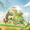 ZHEGAO 612002 VƯỜN BÁCH THẢO SUNSHINE bộ đồ chơi xếp lắp ráp ghép mô hình Creator SUNSHINE BOTANICAL GARDEN Sáng Tạo 1490 khối