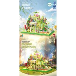 ZHEGAO 612002 VƯỜN BÁCH THẢO SUNSHINE bộ đồ chơi xếp lắp ráp ghép mô hình Creator SUNSHINE BOTANICAL GARDEN Sáng Tạo 1490 khối