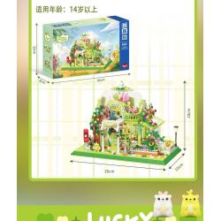 ZHEGAO 612002 VƯỜN BÁCH THẢO SUNSHINE bộ đồ chơi xếp lắp ráp ghép mô hình Creator SUNSHINE BOTANICAL GARDEN Sáng Tạo 1490 khối