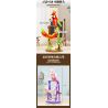 DK 6015 VẸT NHÀO LỘN MÀU ĐỎ bộ đồ chơi xếp lắp ráp ghép mô hình PARROT FLOWER FRAME 636 khối