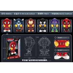 WANGAO 488001 BẢO VỆ NHỆN ÂM THANH MA THUẬT bộ đồ chơi xếp lắp ráp ghép mô hình DEFENDER