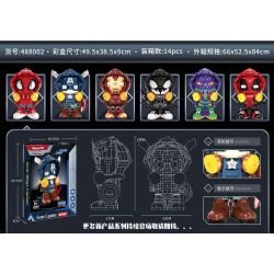 WANGAO 488002 ÂM THANH MA THUẬT CỦA THUYỀN TRƯỞNG bộ đồ chơi xếp lắp ráp ghép mô hình SONIC CAPTAIN