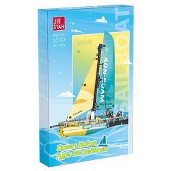 JIESTAR 58123 THUYỀN BUỒM ĐẠI DƯƠNG 65 bộ đồ chơi xếp lắp ráp ghép mô hình Technic OCEAN GOING TYPE 65 SAILBOAT Kỹ Thuật Công Nghệ Cao Mô Hình Phương Tiện 675 khối