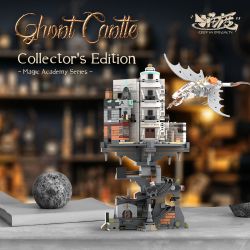 SMALL ANGLE JD026 NGÂN HÀNG PHÙ THỦY MINI GRINGOTTS bộ đồ chơi xếp lắp ráp ghép mô hình Harry Potter ACADEMY MAGIC GHOST CASTLE Chú Bé Phù Thủy 1056 khối