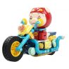 JAKI JK6835 6835 ĐỘI XE DỄ THƯƠNG PIGMAN ĐUỔI MÁY LỢN bộ đồ chơi xếp lắp ráp ghép mô hình Movie & Game MOTORCYCLE GG BOND Phim Và Trò Chơi