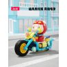 JAKI JK6835 6835 ĐỘI XE DỄ THƯƠNG PIGMAN ĐUỔI MÁY LỢN bộ đồ chơi xếp lắp ráp ghép mô hình Movie & Game MOTORCYCLE GG BOND Phim Và Trò Chơi