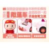 JAKI JK6837 6837 ĐỘI XE DỄ THƯƠNG PIGMAN CHÚ LỢN MUI TRẦN TUYỆT VỜI bộ đồ chơi xếp lắp ráp ghép mô hình Movie & Game CONVERTIBLE GG BOND Phim Và Trò Chơi