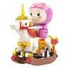 JAKI JK6838 6838 ĐỘI XE DỄ THƯƠNG PIG MAN CHÚ NGỰA BẬP BÊNH bộ đồ chơi xếp lắp ráp ghép mô hình Movie & Game ROCKING HORSE GG BOND Phim Và Trò Chơi