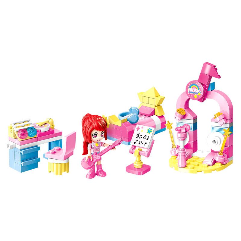 QMAN ENLIGHTEN KEEPPLEY 31019-1 non Lego PHÒNG SWEETHEART NGÔI SAO bộ đồ chơi xếp lắp ráp ghép mô hình Girl CHERRY Con Gái