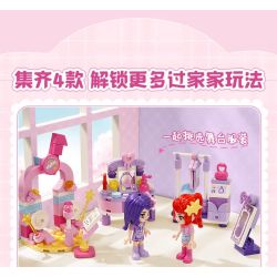 QMAN ENLIGHTEN KEEPPLEY 31019-1 PHÒNG SWEETHEART NGÔI SAO bộ đồ chơi xếp lắp ráp ghép mô hình Girl CHERRY Con Gái