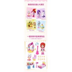 QMAN ENLIGHTEN KEEPPLEY 31019-2 PHÒNG NGƯỜI YÊU MEIMEI bộ đồ chơi xếp lắp ráp ghép mô hình Girl CHERRY Con Gái