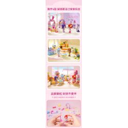 QMAN ENLIGHTEN KEEPPLEY 31019-2 PHÒNG NGƯỜI YÊU MEIMEI bộ đồ chơi xếp lắp ráp ghép mô hình Girl CHERRY Con Gái