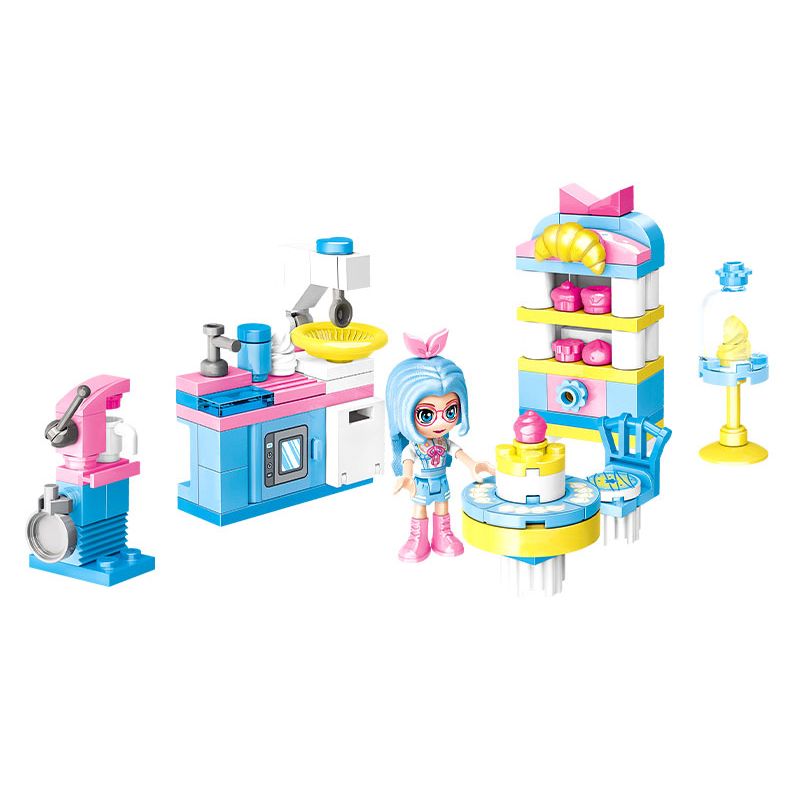 QMAN ENLIGHTEN KEEPPLEY 31019-3 non Lego CĂN PHÒNG NGỌT NGÀO bộ đồ chơi xếp lắp ráp ghép mô hình Girl CHERRY Con Gái