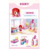 QMAN ENLIGHTEN KEEPPLEY 31019-3 CĂN PHÒNG NGỌT NGÀO bộ đồ chơi xếp lắp ráp ghép mô hình Girl CHERRY Con Gái