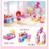 QMAN ENLIGHTEN KEEPPLEY 31019-3 CĂN PHÒNG NGỌT NGÀO bộ đồ chơi xếp lắp ráp ghép mô hình Girl CHERRY Con Gái