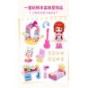QMAN ENLIGHTEN KEEPPLEY 31019-4 PHÒNG NGƯỜI YÊU HOA bộ đồ chơi xếp lắp ráp ghép mô hình Girl CHERRY Con Gái