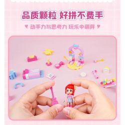 QMAN ENLIGHTEN KEEPPLEY 31019-4 PHÒNG NGƯỜI YÊU HOA bộ đồ chơi xếp lắp ráp ghép mô hình Girl CHERRY Con Gái