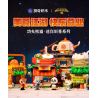 PANTASY 86505 CẢNH PHỐ NHỎ KUNG FU PANDA CỬA HÀNG ABAO bộ đồ chơi xếp lắp ráp ghép mô hình Movie & Game Phim Và Trò Chơi 300 khối