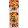 PANTASY 86508 CẢNH PHỐ NHỎ KUNG FU PANDA QUẦY TRÁI CÂY HỔ bộ đồ chơi xếp lắp ráp ghép mô hình Movie & Game Phim Và Trò Chơi 300 khối