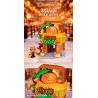 PANTASY 86508 CẢNH PHỐ NHỎ KUNG FU PANDA QUẦY TRÁI CÂY HỔ bộ đồ chơi xếp lắp ráp ghép mô hình Movie & Game Phim Và Trò Chơi 300 khối