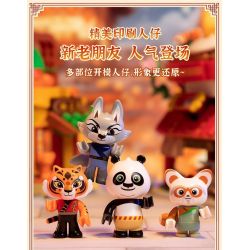 PANTASY 86508 CẢNH PHỐ NHỎ KUNG FU PANDA QUẦY TRÁI CÂY HỔ bộ đồ chơi xếp lắp ráp ghép mô hình Movie & Game Phim Và Trò Chơi 300 khối