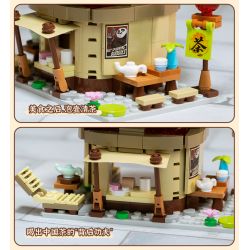 PANTASY 86507 CẢNH PHỐ NHỎ KUNG FU PANDA QUÁN TRÀ SHIFU bộ đồ chơi xếp lắp ráp ghép mô hình Movie & Game Phim Và Trò Chơi 300 khối