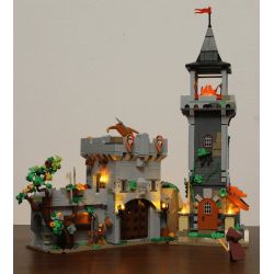 LUMIBRICKS FUNWHOLE F9027 9027 THÁP CANH THỜI TRUNG CỔ bộ đồ chơi xếp lắp ráp ghép mô hình Medieval Castle MEDIEVAL WATCHTOWER Chiến Tranh Trung Cổ 1625 khối