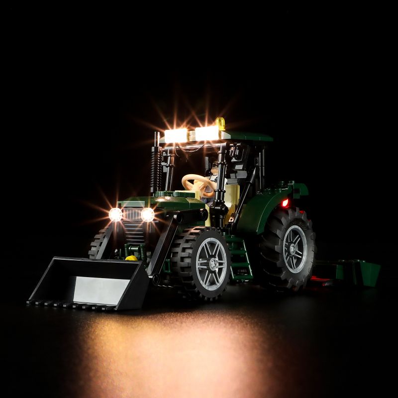 LUMIBRICKS FUNWHOLE F9205 9205 MÁY KÉO bộ đồ chơi xếp lắp ráp ghép mô hình City Thành Phố 367 khối