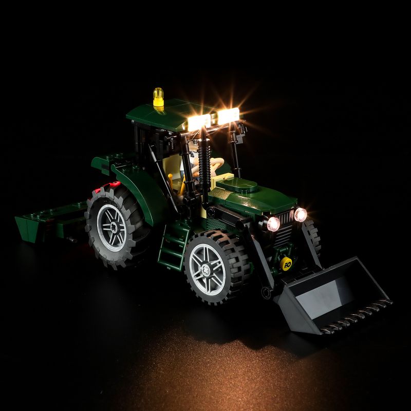 LUMIBRICKS FUNWHOLE F9205 9205 MÁY KÉO bộ đồ chơi xếp lắp ráp ghép mô hình City Thành Phố 367 khối