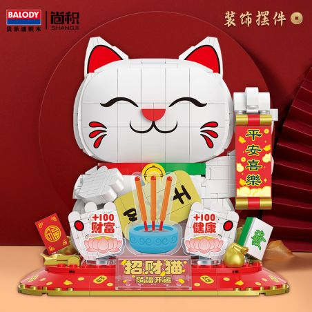 BALODY 21294 MÈO MAY MẮN VÀ bộ đồ chơi xếp lắp ráp ghép mô hình Creator Sáng Tạo