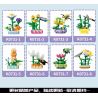 MINGDI LEIBAO K0731 0731 LIÊN MINH THỰC VẬT 8 MÔ HÌNH bộ đồ chơi xếp lắp ráp ghép mô hình Creator Sáng Tạo