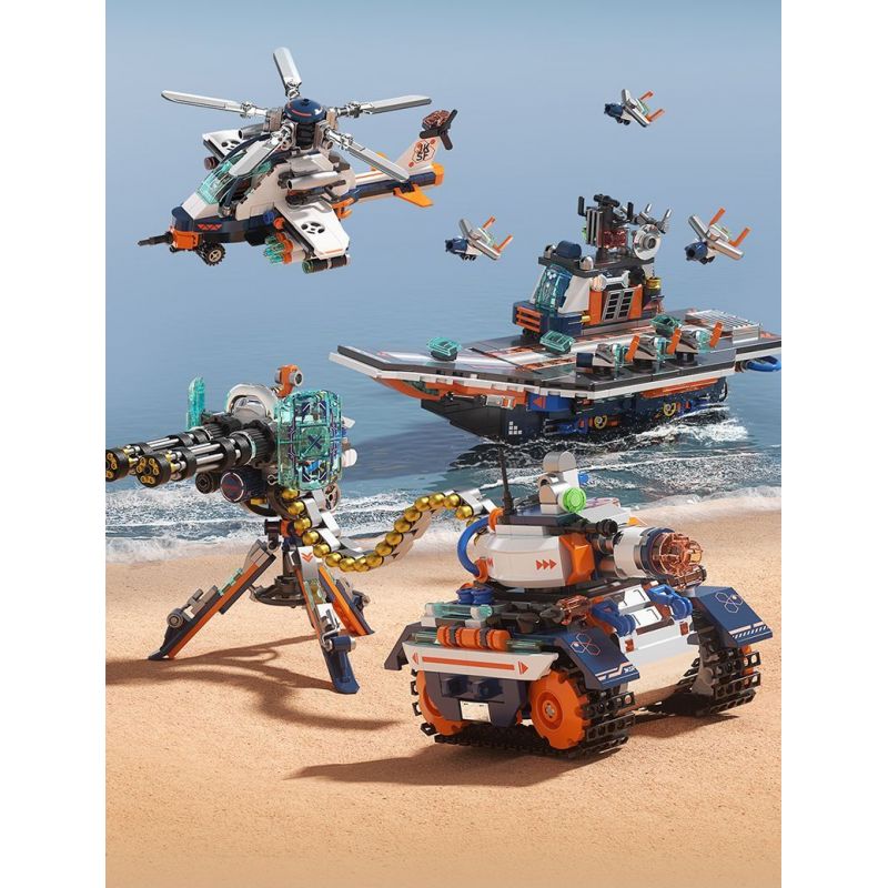 JAKI JK8560 8560 CHIẾN TRƯỜNG XE TĂNG CHÍNH SUPER LASER bộ đồ chơi xếp lắp ráp ghép mô hình Military Army SUPER LASER CAPITAL TANK Quân Sự Bộ Đội