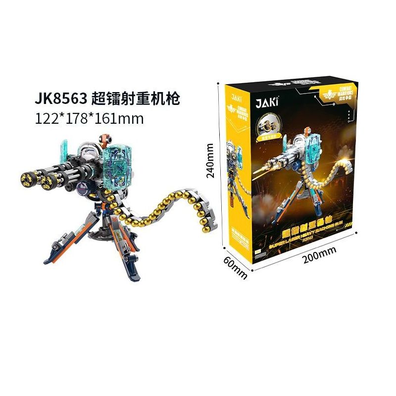 JAKI JK8560 8560 CHIẾN TRƯỜNG XE TĂNG CHÍNH SUPER LASER bộ đồ chơi xếp lắp ráp ghép mô hình Military Army SUPER LASER CAPITAL TANK Quân Sự Bộ Đội