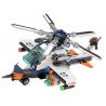 JAKI JK8561 8561 CHIẾN TRƯỜNG MÁY BAY TRỰC THĂNG HYPER PULSE bộ đồ chơi xếp lắp ráp ghép mô hình Military Army SUPER PULSE HELICOPTER Quân Sự Bộ Đội