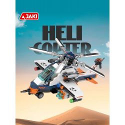 JAKI JK8561 8561 CHIẾN TRƯỜNG MÁY BAY TRỰC THĂNG HYPER PULSE bộ đồ chơi xếp lắp ráp ghép mô hình Military Army SUPER PULSE HELICOPTER Quân Sự Bộ Đội