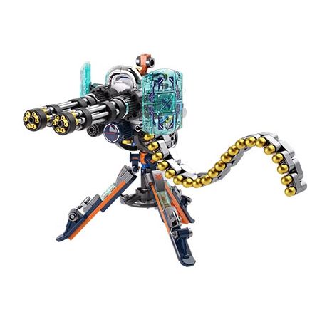 JAKI JK8563 8563 CHIẾN TRƯỜNG SÚNG MÁY HẠNG NẶNG SIÊU LASER bộ đồ chơi xếp lắp ráp ghép mô hình Military Army SUPER LASER HEAVY MACHINE GUN Quân Sự Bộ Đội
