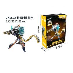 JAKI JK8563 8563 CHIẾN TRƯỜNG SÚNG MÁY HẠNG NẶNG SIÊU LASER bộ đồ chơi xếp lắp ráp ghép mô hình Military Army SUPER LASER HEAVY MACHINE GUN Quân Sự Bộ Đội