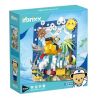 INBRIXX 881503 GẤU BÔNG TEDDY RIDE LƯỚT SÓNG bộ đồ chơi xếp lắp ráp ghép mô hình TEDDY WAVE SURFING