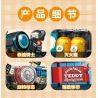 INBRIXX 881505 GẤU BÔNG CUỘC ĐUA THÀNH PHỐ TEDDY bộ đồ chơi xếp lắp ráp ghép mô hình TEDDY CITY RACING