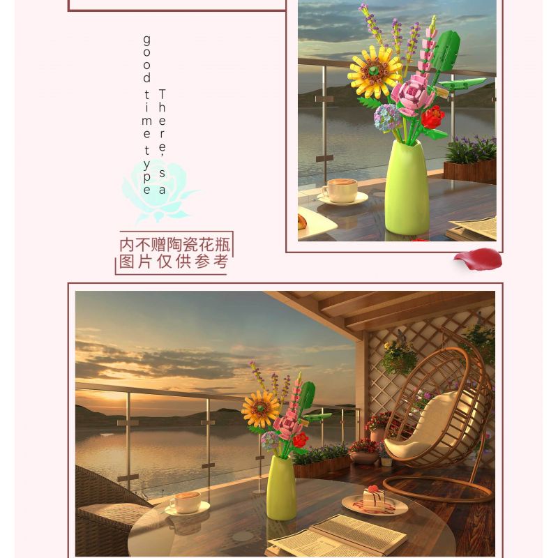 ZHEGAO 622008 THỜI GIAN TỐT bộ đồ chơi xếp lắp ráp ghép mô hình Creator GOOD TIMES Sáng Tạo 539 khối