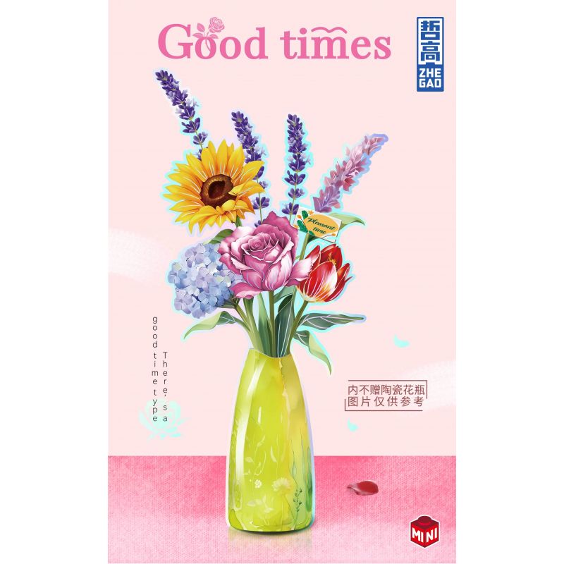 ZHEGAO 622008 THỜI GIAN TỐT bộ đồ chơi xếp lắp ráp ghép mô hình Creator GOOD TIMES Sáng Tạo 539 khối
