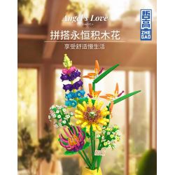 ZHEGAO 622012 THIÊN THẦN TÌNH YÊU bộ đồ chơi xếp lắp ráp ghép mô hình Creator ANGEL'S LOVE Sáng Tạo 621 khối