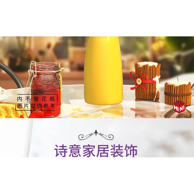 ZHEGAO 622012 THIÊN THẦN TÌNH YÊU bộ đồ chơi xếp lắp ráp ghép mô hình Creator ANGEL'S LOVE Sáng Tạo 621 khối