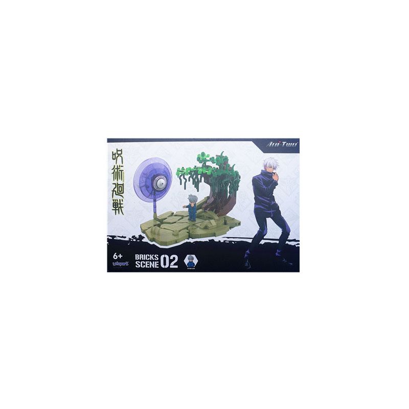 YOLOPARK 40011 TRẢ LẠI PHÉP THUẬT CẢNH MỞ RỘNG VƯƠNG QUỐC CỦA SATORU GOJO bộ đồ chơi xếp lắp ráp ghép mô hình Movie & Game BRICKS SCENE 02 Phim Và Trò Chơi