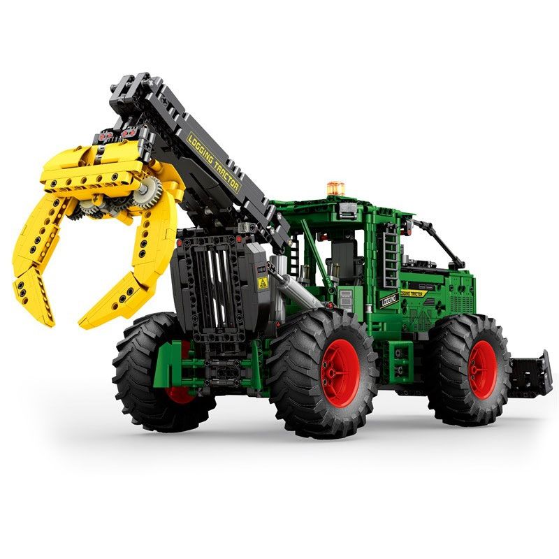 REOBRIX 22027 non Lego MÁY KÉO TRƯỢT bộ đồ chơi xếp lắp ráp ghép mô hình Technic LOG SKIDDER Kỹ Thuật Công Nghệ Cao Mô Hình Phương Tiện 1741 khối