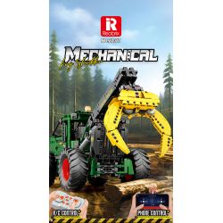 REOBRIX 22027 MÁY KÉO TRƯỢT bộ đồ chơi xếp lắp ráp ghép mô hình Technic LOG SKIDDER Kỹ Thuật Công Nghệ Cao Mô Hình Phương Tiện 1741 khối