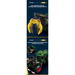 REOBRIX 22027 MÁY KÉO TRƯỢT bộ đồ chơi xếp lắp ráp ghép mô hình Technic LOG SKIDDER Kỹ Thuật Công Nghệ Cao Mô Hình Phương Tiện 1741 khối