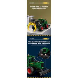 REOBRIX 22027 MÁY KÉO TRƯỢT bộ đồ chơi xếp lắp ráp ghép mô hình Technic LOG SKIDDER Kỹ Thuật Công Nghệ Cao Mô Hình Phương Tiện 1741 khối